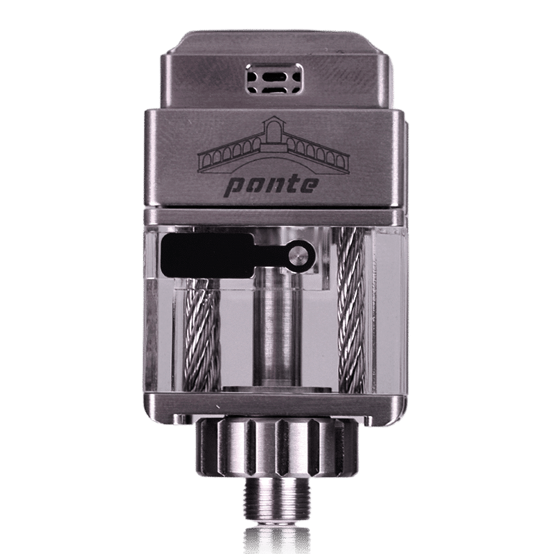 Ponte Boro RDTA By Orca Vape Brushed Stainless Steel