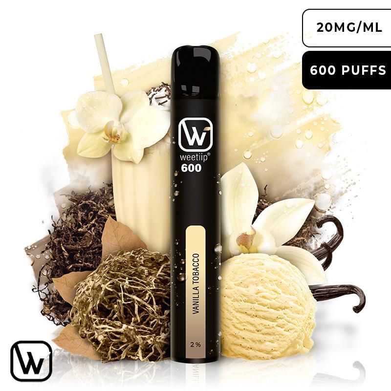 VAPER DESECHABLE VANILLA TOBACCO 20MG BY WEETIIP