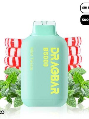 Vaper Desechable Sin Nicotina Dragbar B5000 Mint Twists By Zovoo Thumbnail 2000x2000 80 Jpg