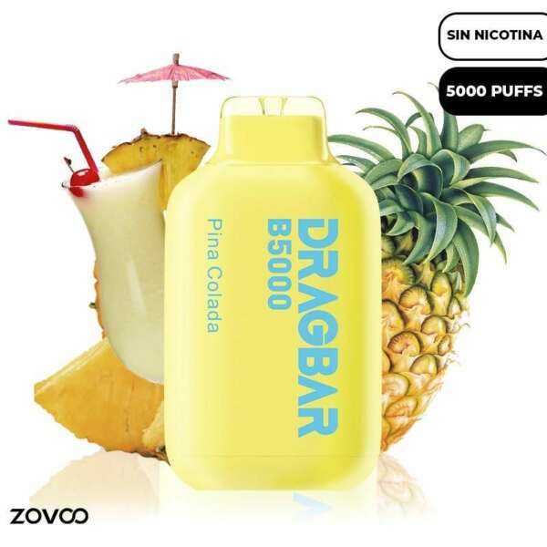 Vaper Desechable Sin Nicotina Dragbar B5000 Pina Colada By Zovoo Thumbnail 2000x2000 80 Jpg
